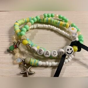 Colorful Beach Babe Bracelet Set